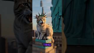 Giant Cat Saves New York City The City Protector Cat