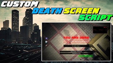 Free Death Screen Script | Custom Death Screen | QBCore Framework | FiveM Tutorial #129