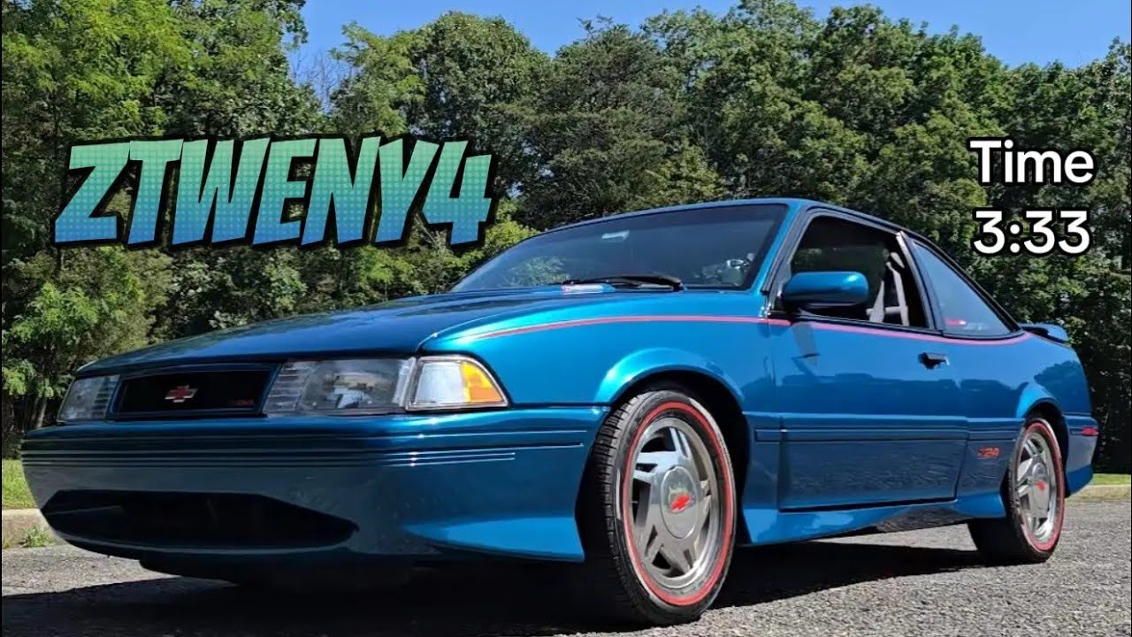 ZTweny4 The Restored 1993 Chevrolet Cavalier Z24 - YouTube