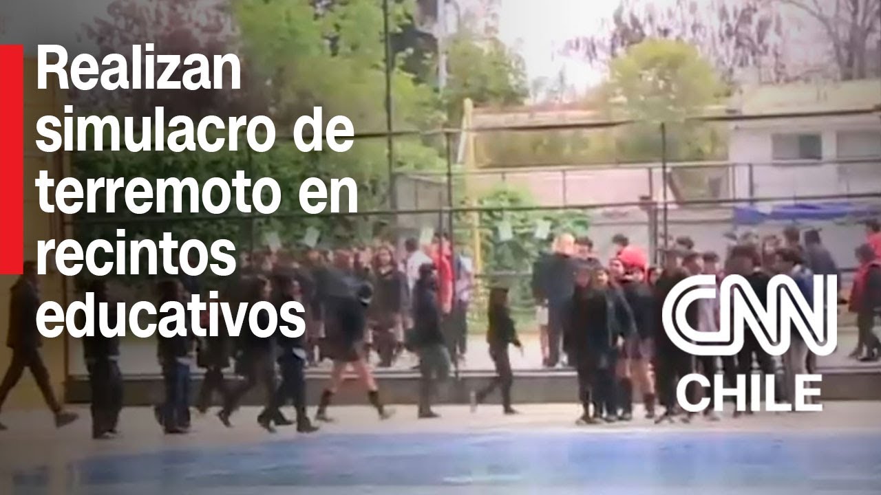 Región Metropolitana: Más de 2 mil centros educativos participaron en simulacro de terremoto