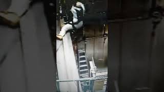 Worker Falls While Wearing Fall Protection Harness