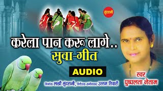 Karela Pan Kaaru Lage  - करेला पान करू लागे  - Pushplata Netam - New Cg Audio Song - Suva Geet