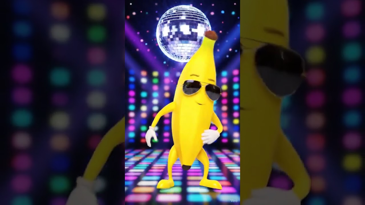 Dancing Banana 🍌 | Funny 3D Cartoon | LaughLine Sketches | 