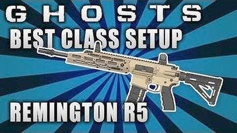 "REMINGTON R5" - Best Class Setup! - COD GHOSTS.