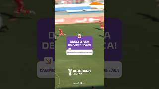 Desce o ASA! Time de Arapiraca puxa ataque rápido ⚽🔥 #Alagoano2026 l CRB x ASA