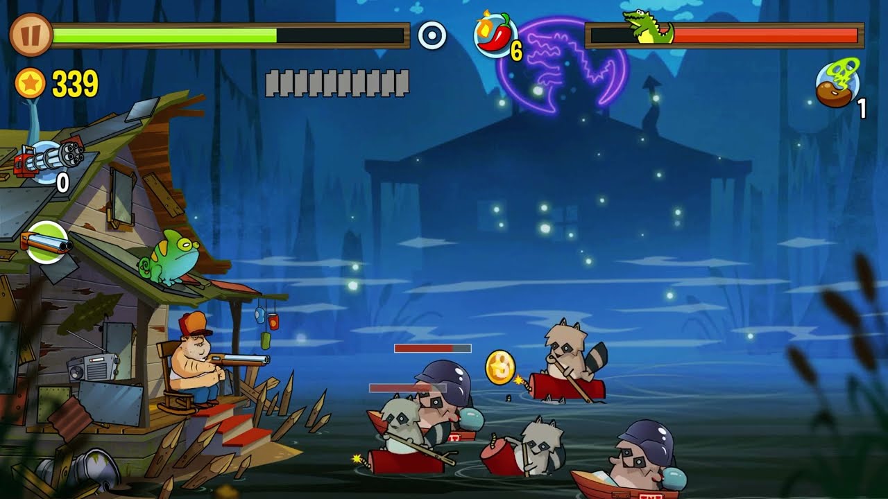 Swamp Attack: Challenge 26: iOS Gameplay