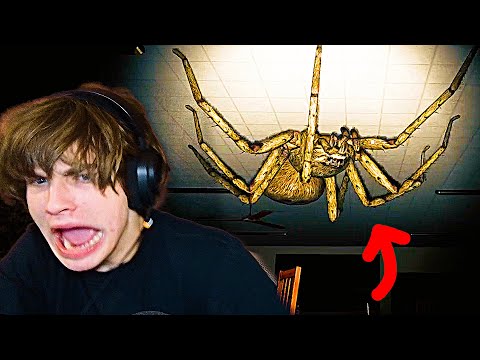 this game TRIGGERED my arachnophobia