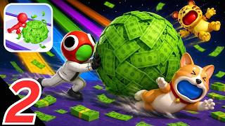 Money Roll 3D Gameplay Walkthrough - Money Ball Run 3D (iOS, Android) screenshot 1