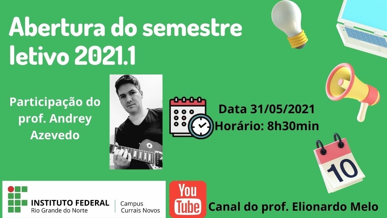 Abertura do Semestre letivo (matutino) - YouTube
