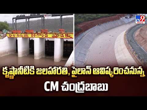 AP CM Inaugurates Veligonda Phase 1| కృష్ణానీటికి జలహారతి, పైలాన్ ఆవిష్కరించనున్న CM చంద్రబాబు - TV9 - TV9