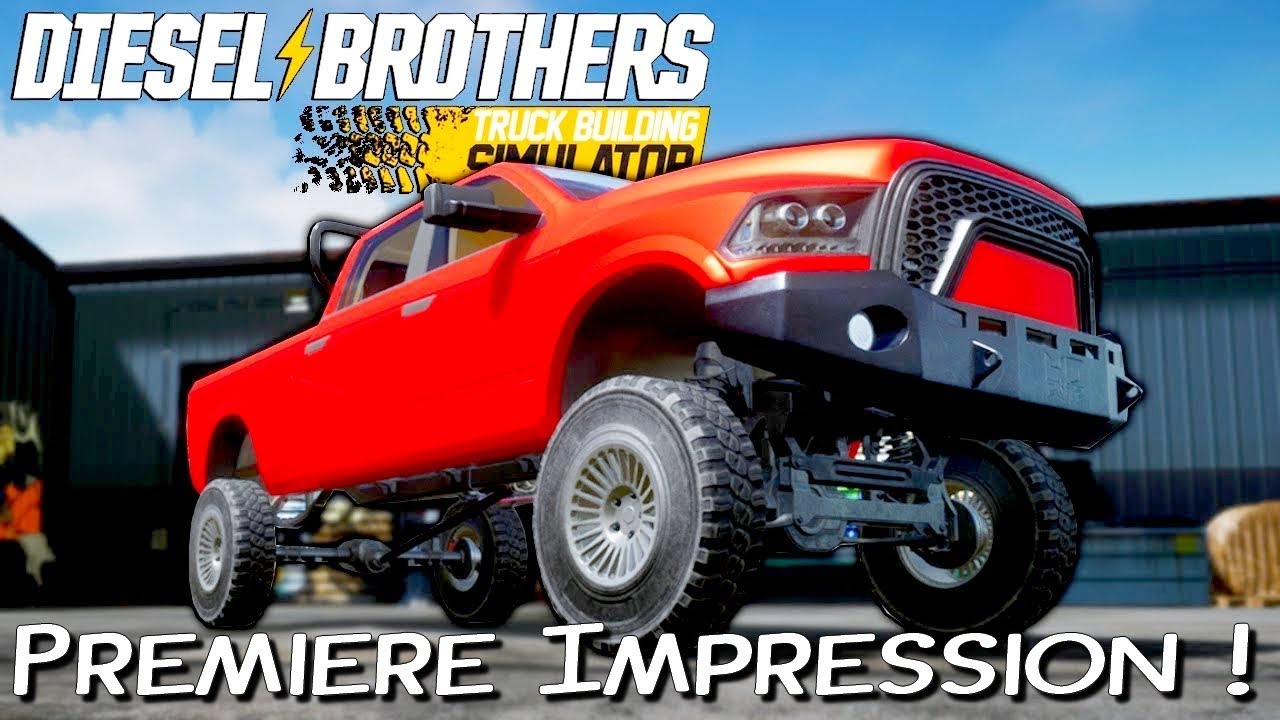 Diesel Brothers Truck Building Simulator FR 4K. Première Impression