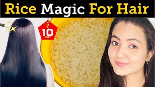 7 Days *Rice Water* Challenge : Mix This 1 Thing with Rice Water To Get 2X DENSITY, Long Thick Hair