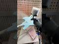 Squier Mustang Bass – Daphne Blue Full Nitro Paint Process | Relic’Art project #765
