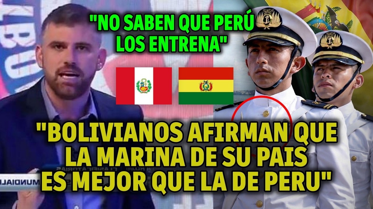 PRENSA BOLIVIANA SE ENTERA QUE LA MARINA DE SU PAÍS ENTRENA Y SE GRADÚA EN PERÚ