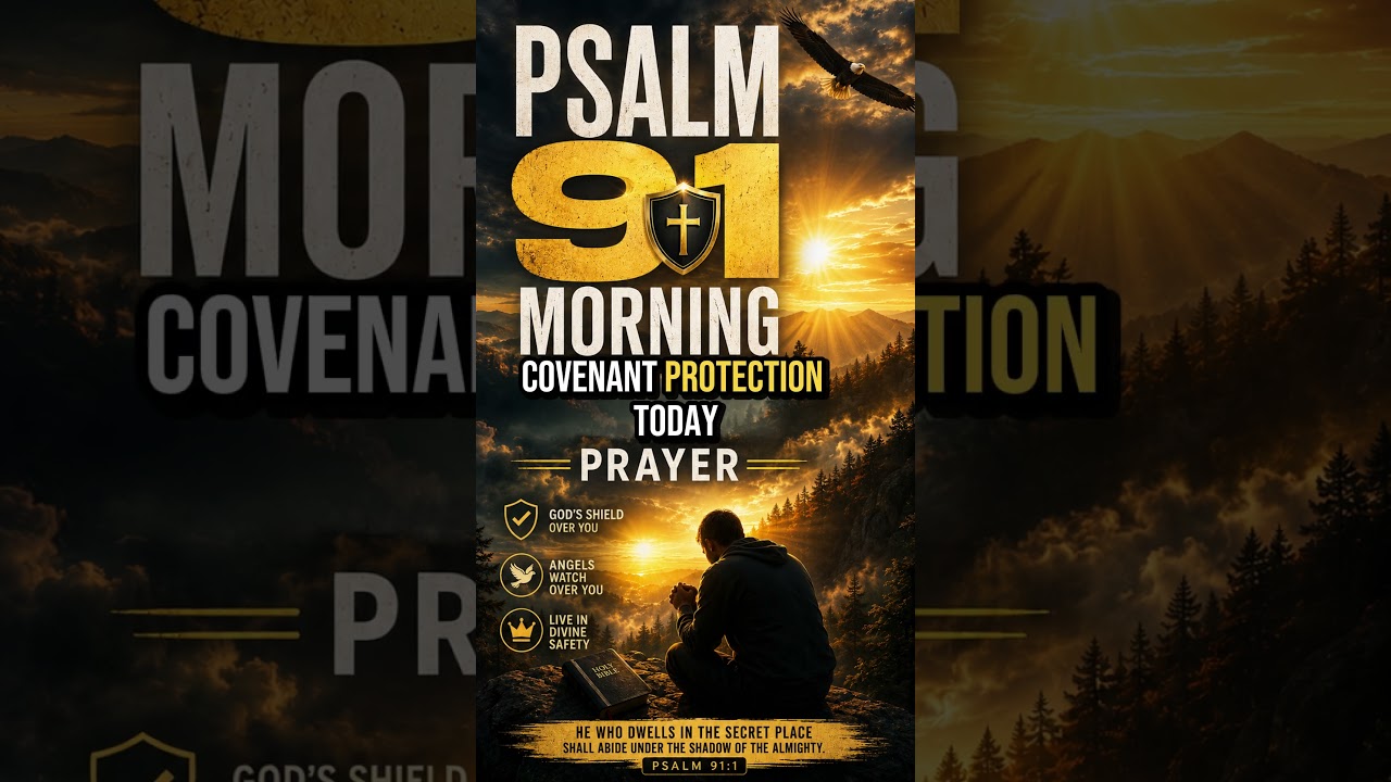 Psalm 91 Morning Protection Prayer | Declare This Over Your Life Today #morningprayer #psalm91
