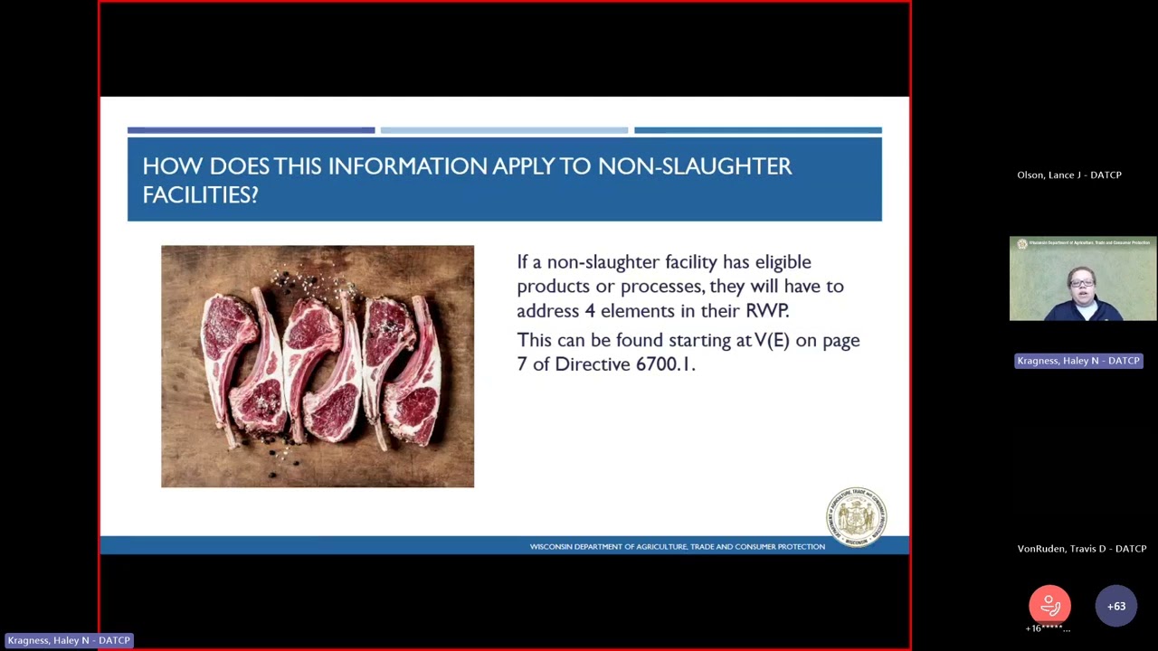 Recap: FSIS Directive 6700.1 rev 2- Retained Water Verification