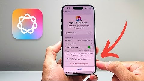 How To Turn Off Apple Intelligence on iPhone