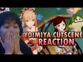 YOIMIYA CUTSCENE REACTION (Disney-Themed frfr) | Genshin Impact