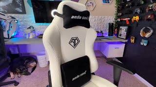 AndaSeat Phantom 3 Gaming Chair Review-Dressed In White