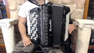 SERE454CONVCBK - Black Serenellini 454 Chromatic Button Accordion C Converter LMMH 82 120 $6999