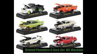 Ground Pounders 6 Cars Set Diecast Release M2 Machine
