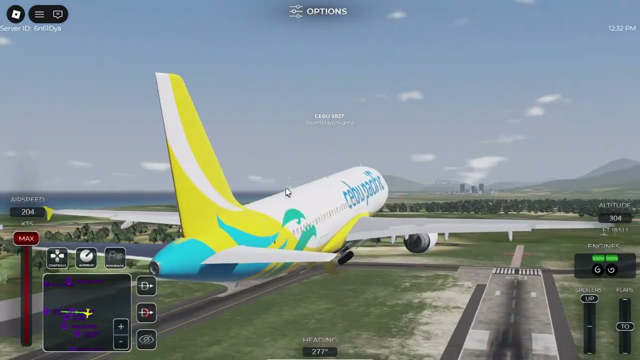 CEBU 5827 Flight from MDPC-GCLP in Project Flight