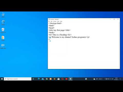 How To Save and Run HTML Code Full Information || Easy Way To Learn  || #html #css #programming