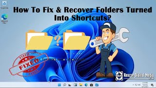 How To Fix & Recover Folders Turned Into Shortcuts? | Working Solutions| Rescue Digital Media screenshot 3