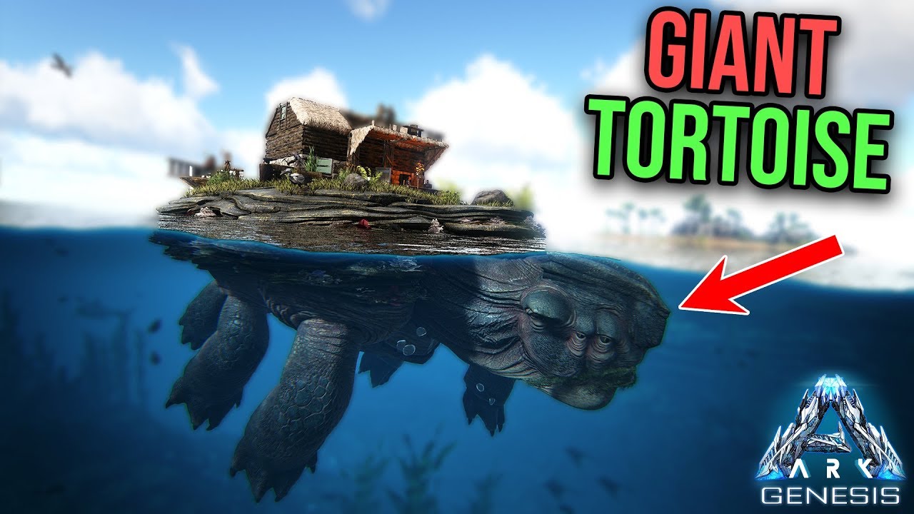 Genesis Giant Turtle Tame Info Ark Genesis Dlc Youtube