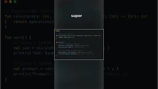High order functions in kotlin  #coding #kotlin #kotlinlanguage