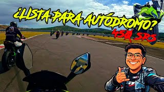 Así fue mi primera vez en un autódromo con la 450 SRS