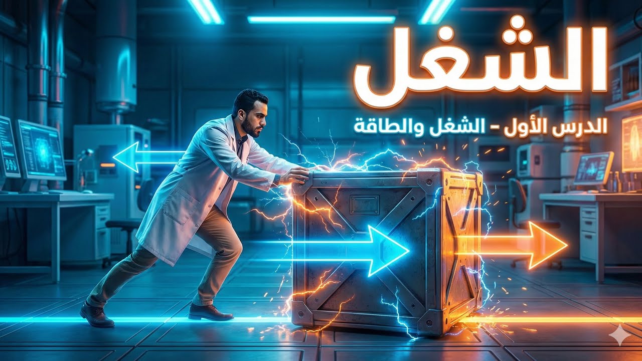 شرح درس الشغل (Work) في الفيزياء – الصف الثاني الثانوي (الترم الثاني)