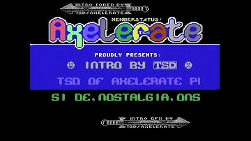 Commodore 64 demo: Axelerate - Intro (1998)