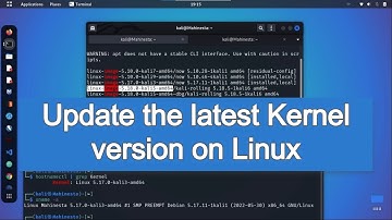 How to Update Kernel in Linux [[Kali Linux]] ✓