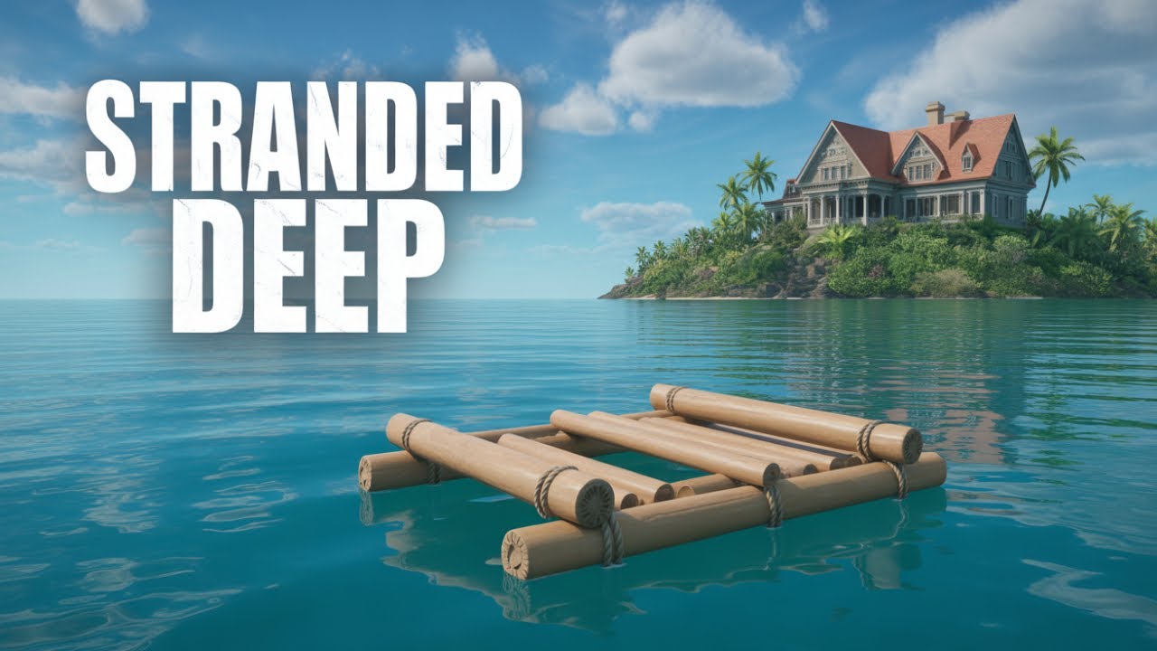 HUGE Adventure To Build A MANSION In Stranded Deep! - YouTube