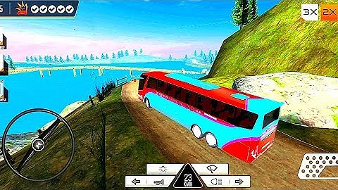 Offroad Bus Driving 3D - Real Drive Uphill Bus Simulator 👉 ANDROID GAMEPLAY #2
