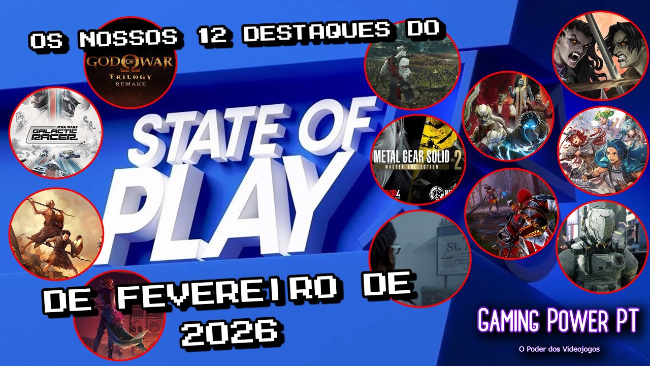 🎮 Destaques do State of Play de Fevereiro de 2026 da PlayStation 🎮