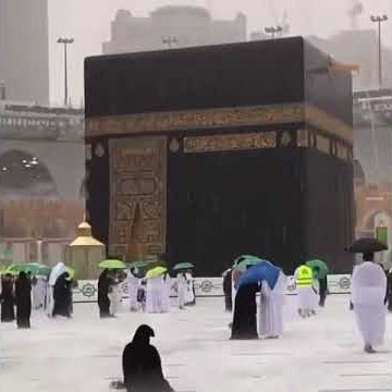 VIRAL HUJAN ES SALJU DI MEKAH KABAH ARAB SAUDI SHORTS