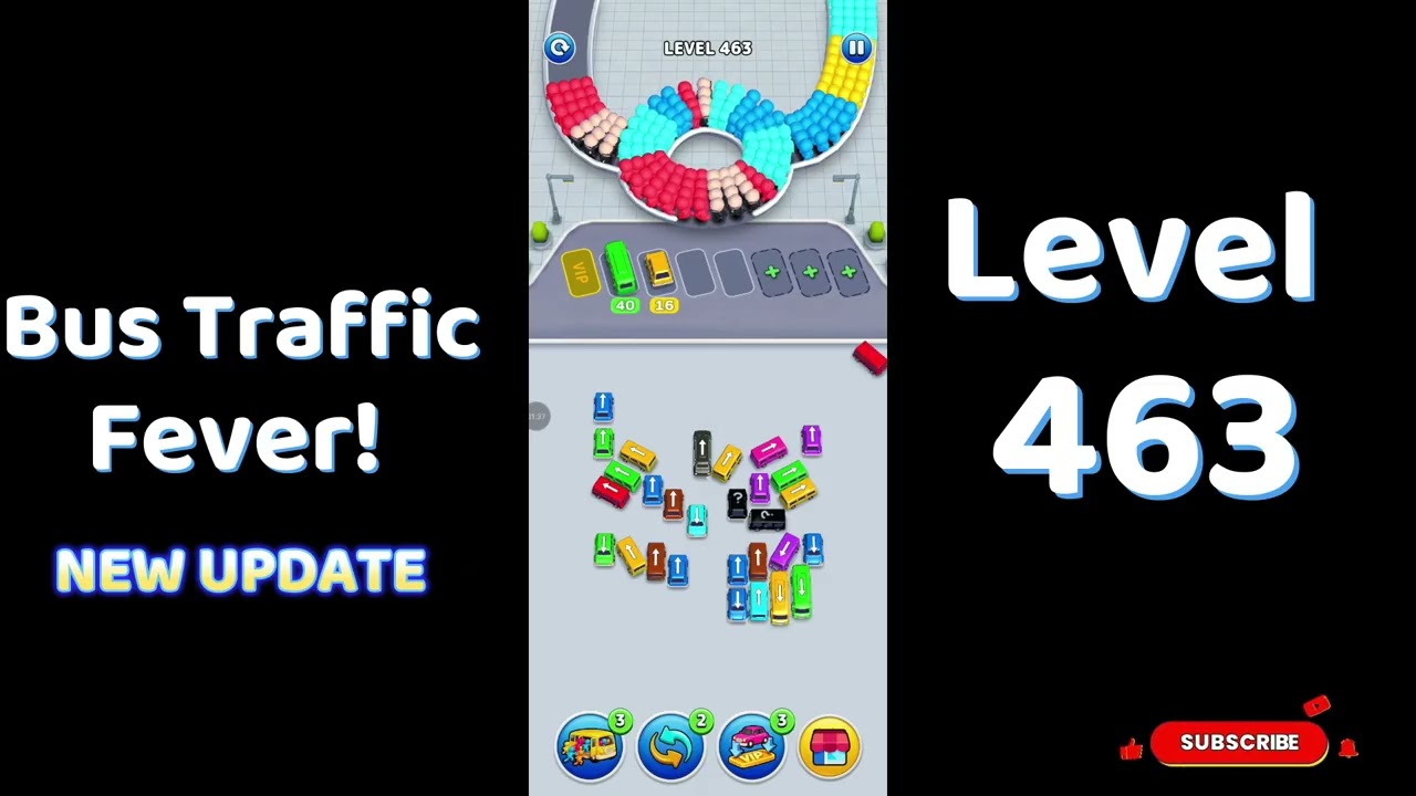🎮 Bus Traffic Fever Level 463 Walkthrough 🚍 [NEW UPDATE] - YouTube
