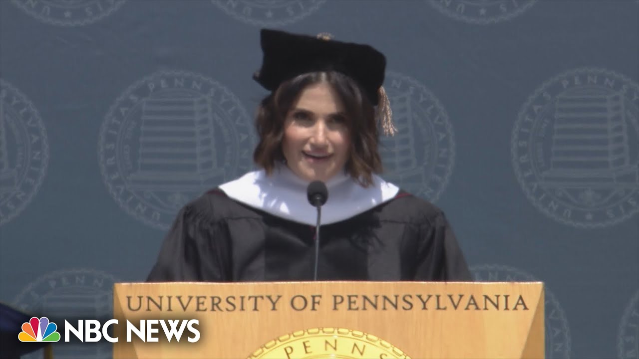 Idina Menzel delivers University of Pennsylvania’s commencement speech Idina Menzel delivers University of Pennsylvania’s commencement speech