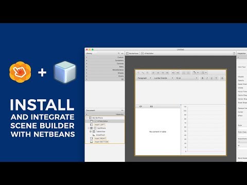 How to Install Gluon Scene Builder for JavaFX FXML Application and Integrate with NetBeans