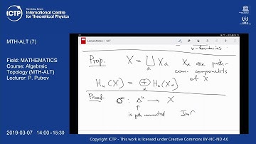 Algebraic Topology (MTH-ALT) Lecture 7