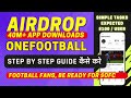 How to join Onefootball Airdrop step by step guide in Hindi