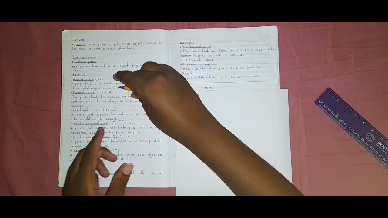 Physics - Introduction to types of forces - Newton's Laws