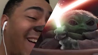 Baby Yoda vs Darth Sidious 2