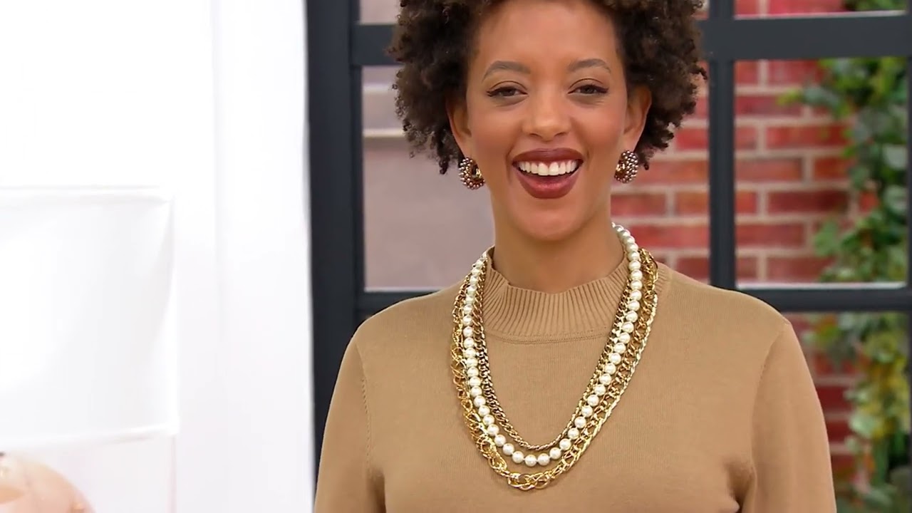Isaac Mizrahi Live! Elements Sweater with Side Button Detail on QVC