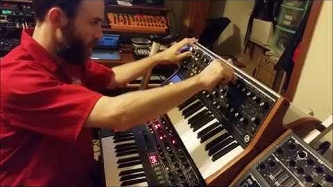 Synth Friend: Shawn Saul on Sequential Prophet-6 & Moog SUB 37 JAM by Rik Marston