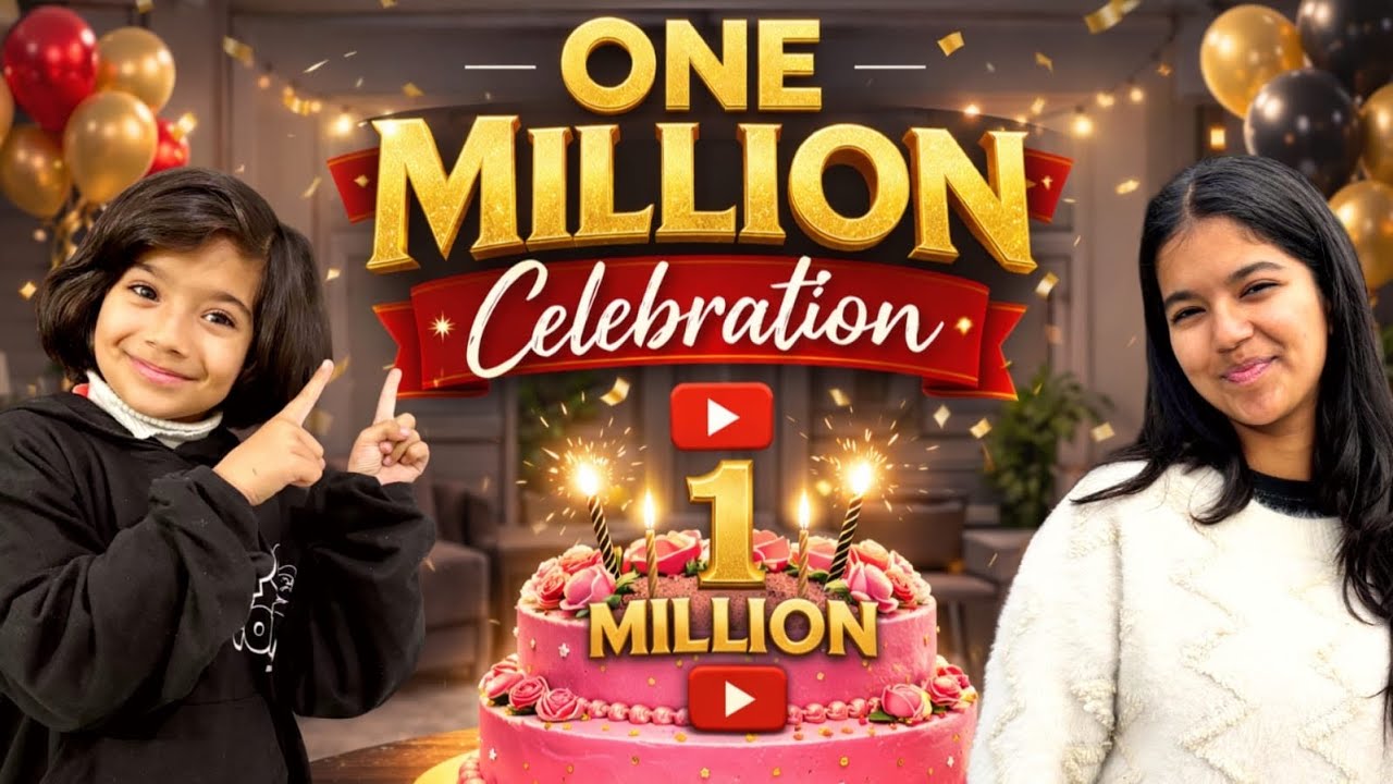 1 Million Celebration 🎉 | Laksha Joshi