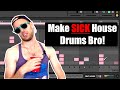 How to make sick house drum beats  you suck at drums 5