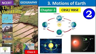 Revolution of the Earth - Chapter 3 Motions of the Earth Class 6 Geography  NCERT CBSE - Part 2